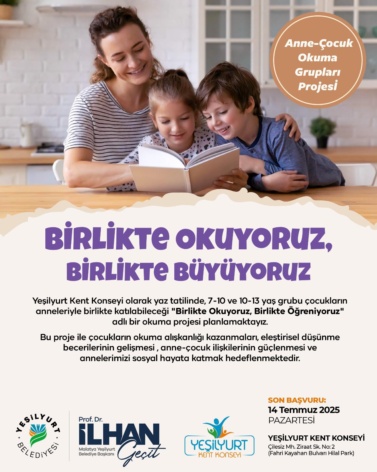 BİRLİKTE OKUYORUZ BİRLİKTE BÜYÜYORUZ