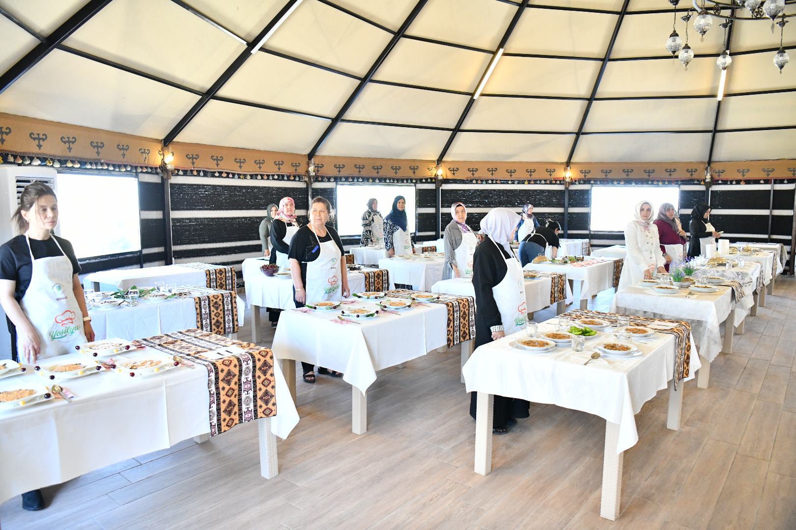 Yeşilyurt Festivali’nde Coğrafi İşaretli Kiraz Yaprağı Sarması Yarıştı