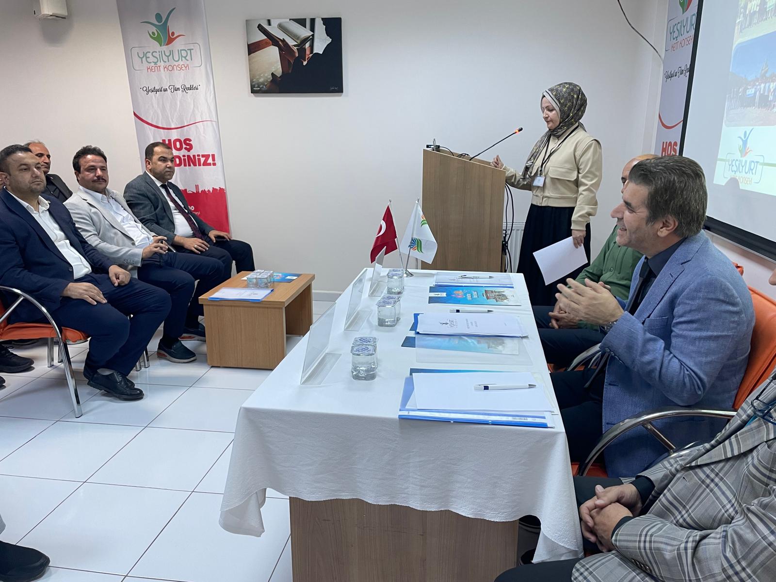 Yeşilyurt Kent Konseyi 3. Olağan Genel Kurul Toplantısı Gerçekleştirildi