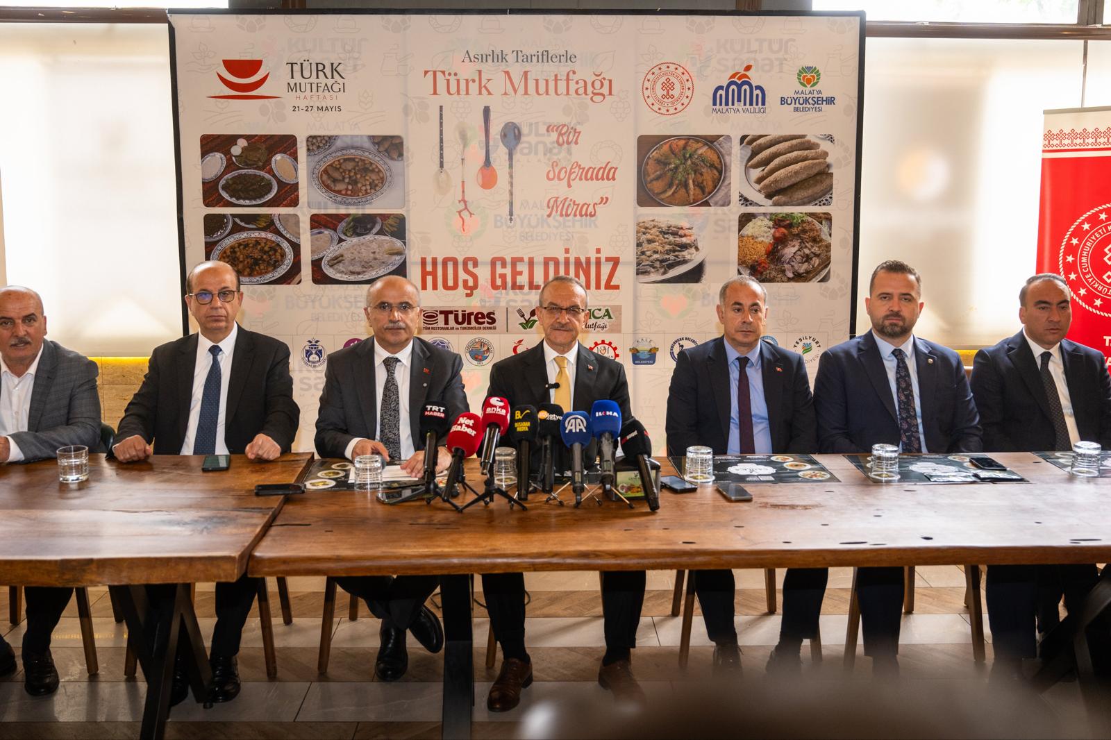 Türk Mutfağı Haftası’nda Malatya’nın Kadim Lezzetleri Dünya Sofrasına Taşındı