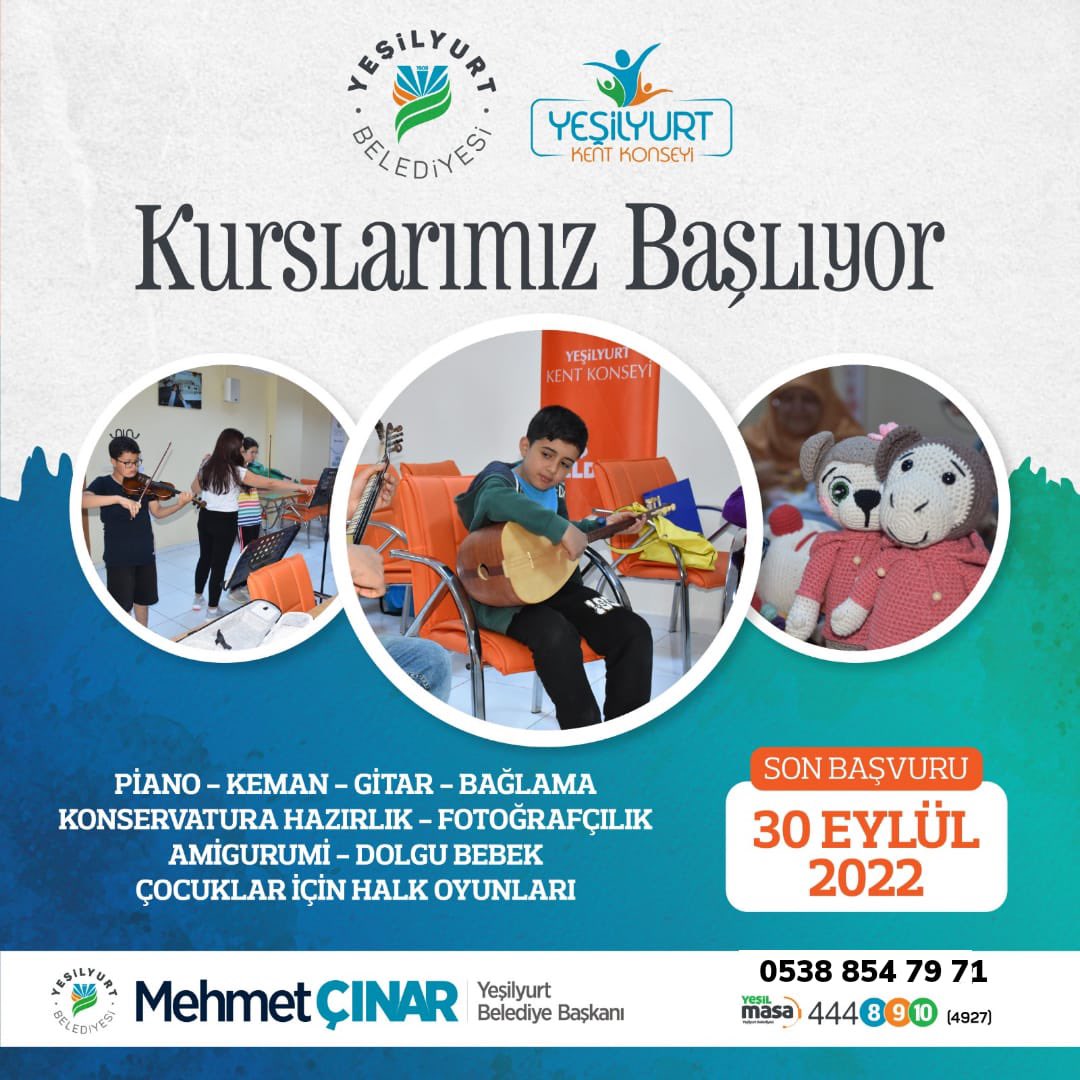 Yeni Dönem Kurs Kayıtları Başladı.