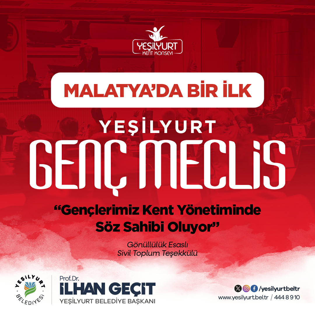 Başkan Geçit’in ‘Yeşilyurt Genç Meclis’ Vaadi Gerçeğe Dönüştü