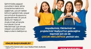 Yeşilyurt Kent Konseyi Çocuk Meclisi Kuruluyor